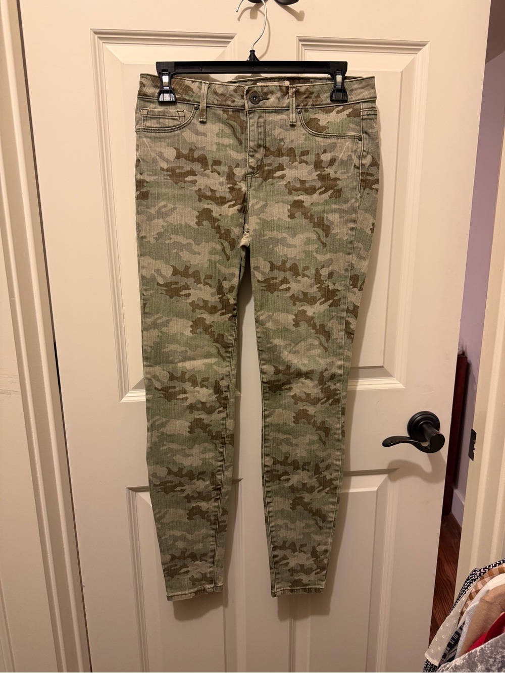 Jessica Simpson Green Camo Skinny Jeans
